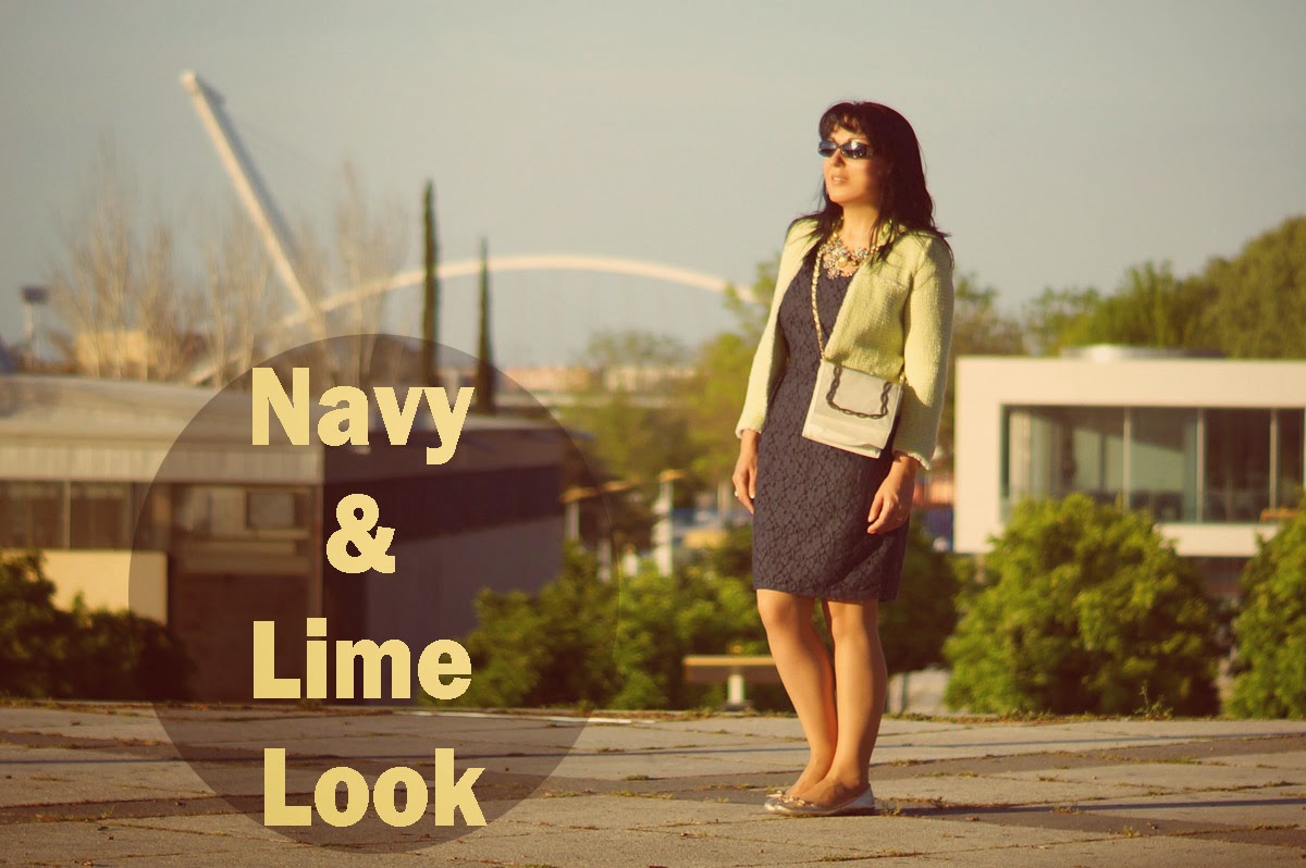 navy+and+lime+look