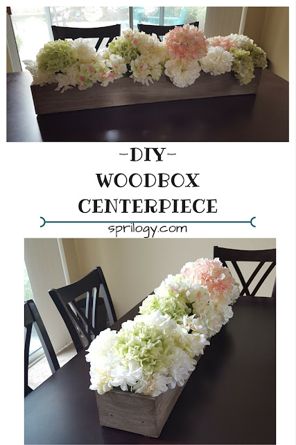 Sprilogy: DIY Wooden Flower Box Centerpiece