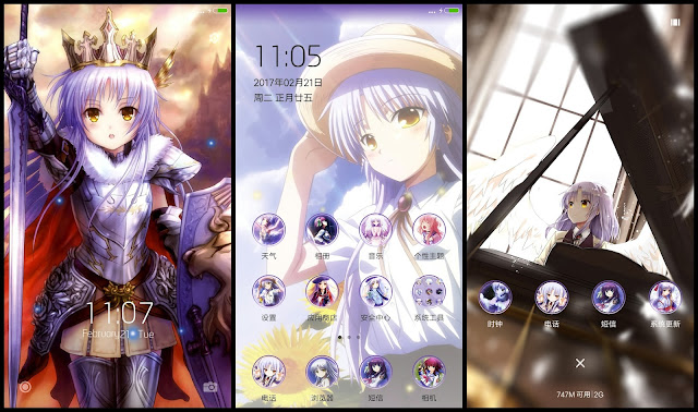 Download Theme Anime Angel Beats, Download Theme Anime, Download Theme Xiaomi