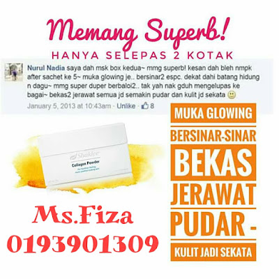 Testimoni Collagen Powder Shaklee