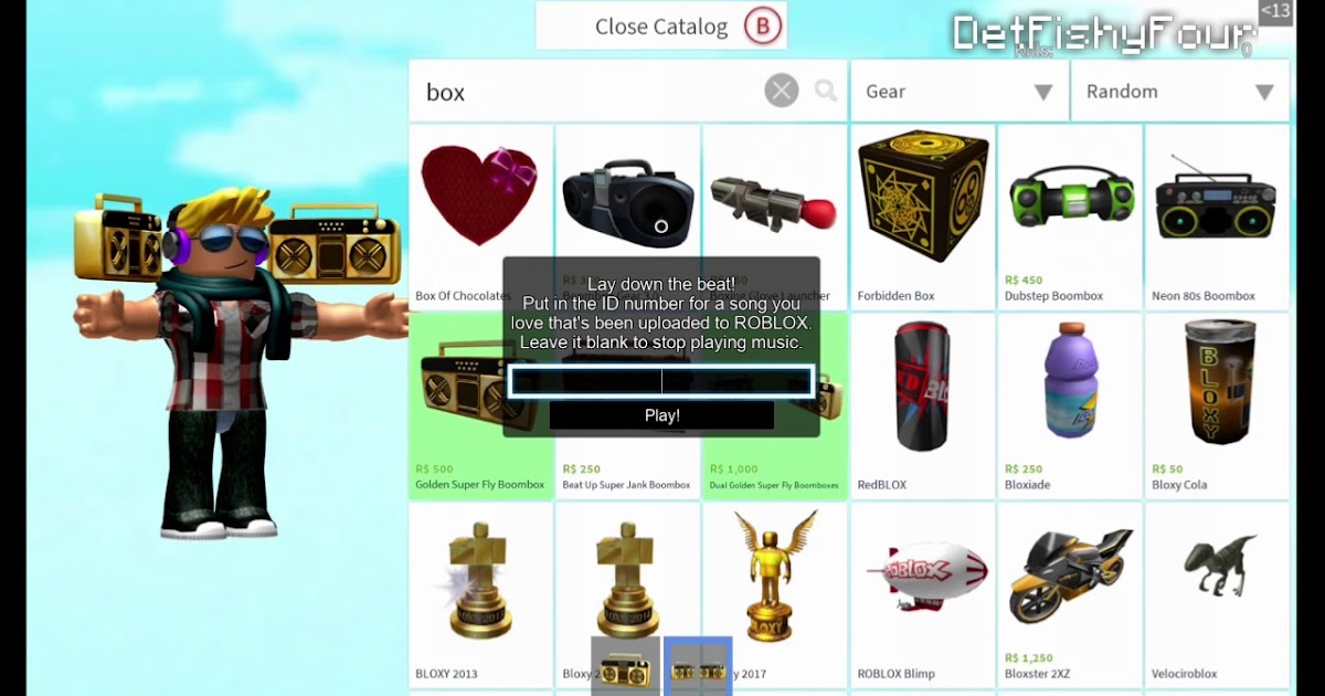 Roblox Id For Boombox Gear