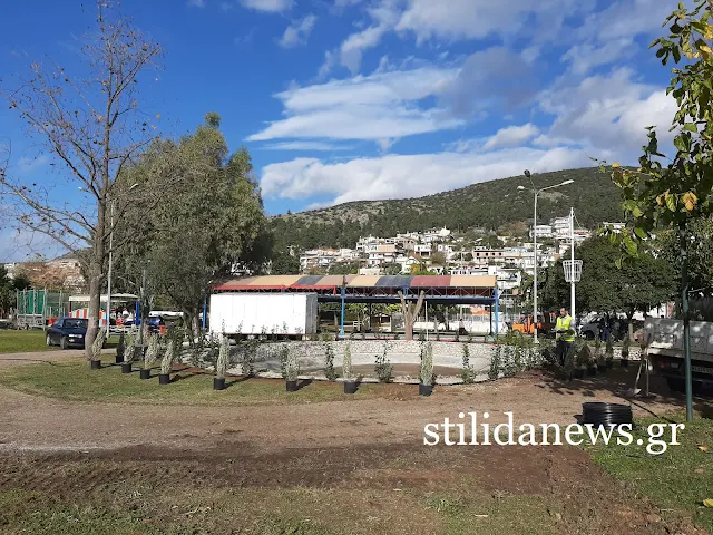 Η λίμνη στο Πάρκο του Λαού