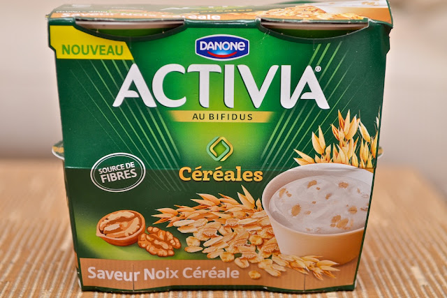 Activia Céréales Saveur Noix Céréale (460g) Danone - Activia - Yaourt - Dessert - Danone - Noix - Chestnut - Cereals - Muesli - Avoine - Breakfast - Noix