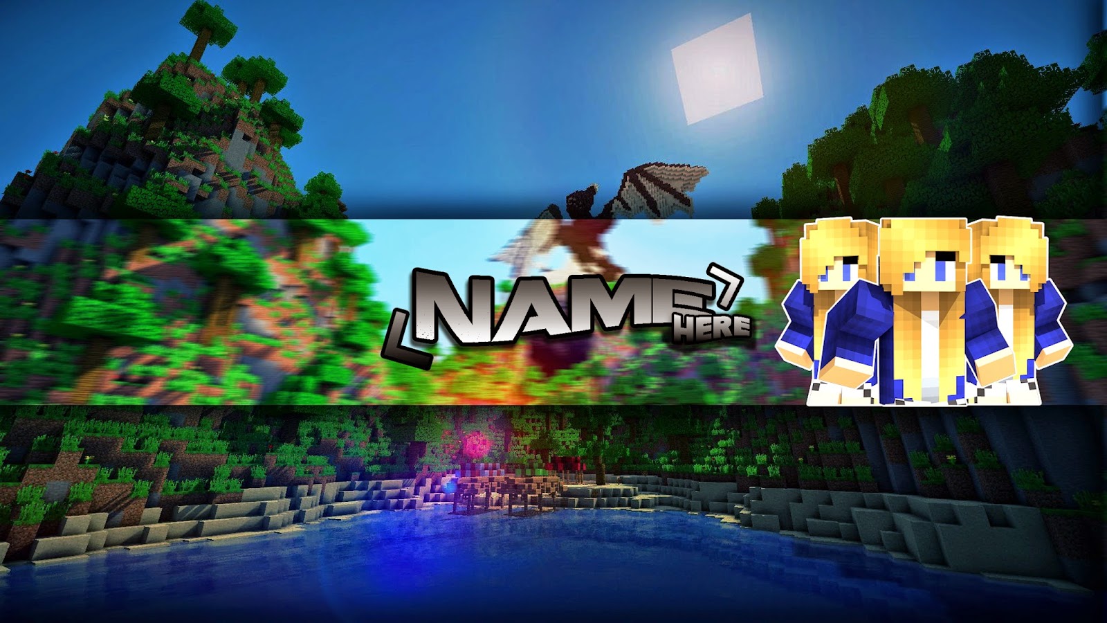 Holly's Gfx. : Minecraft Banner Template - Available
