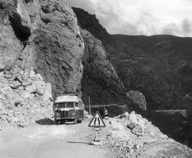 Carretera de Arnedillo, en la Rioja, 1967