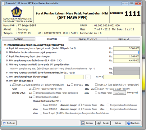 Contoh Form Faktur Pajak - Tweeter Directory