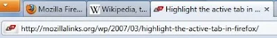 Firefox 4 trikovi, širji aktivni tab u Windows 7