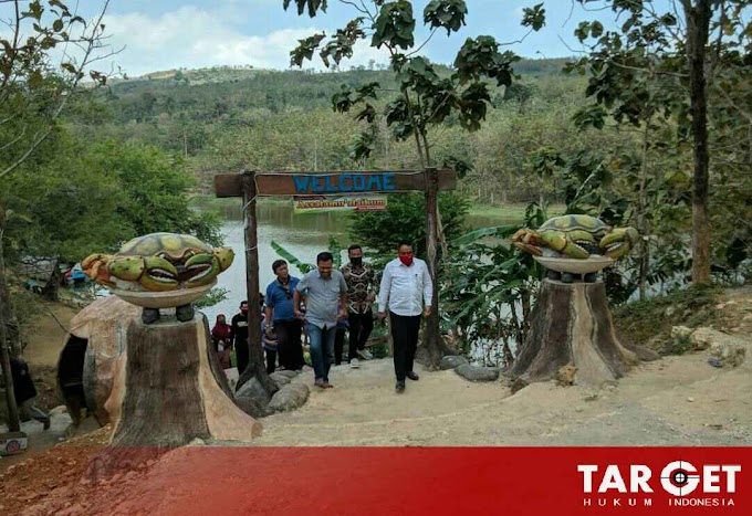 Tinjau Embung Desa Beketel, Wabub Ingatkan Warga Lakukan 3M