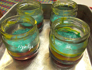 RAINBOW CAKE JAR RESEPI - rainbowcake