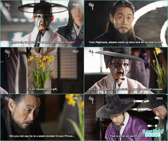 crown prince visited dae mok - Ruler: Master of the Mask: Episode 7 & 8 korean drama