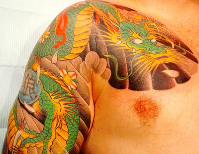 japanese dragon tattoo sleeve. Rising Dragon