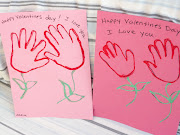 . then we traced each child's hand print (both hands)