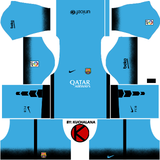  Get the new Barcelona kits for seasons  Baru, Barcelona Kits 2015/2016 - Dream League Soccer