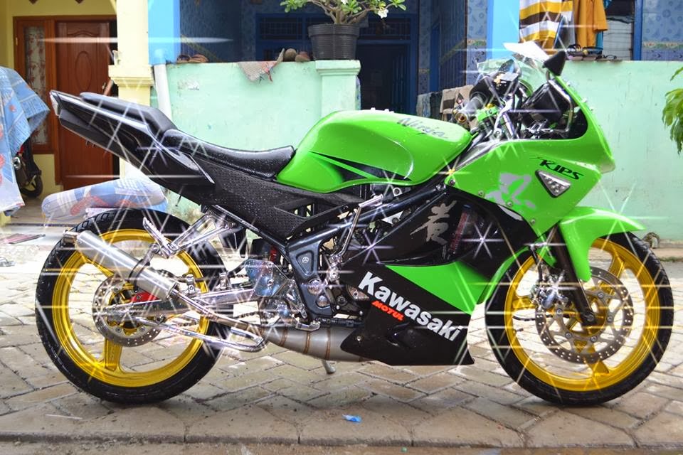 Contoh Modifikasi  Motor  Kawasaki Ninja  150 RR  Terkeren