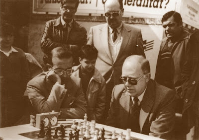 Los ajedrecistas Josep Mariné y Francisco García Orús