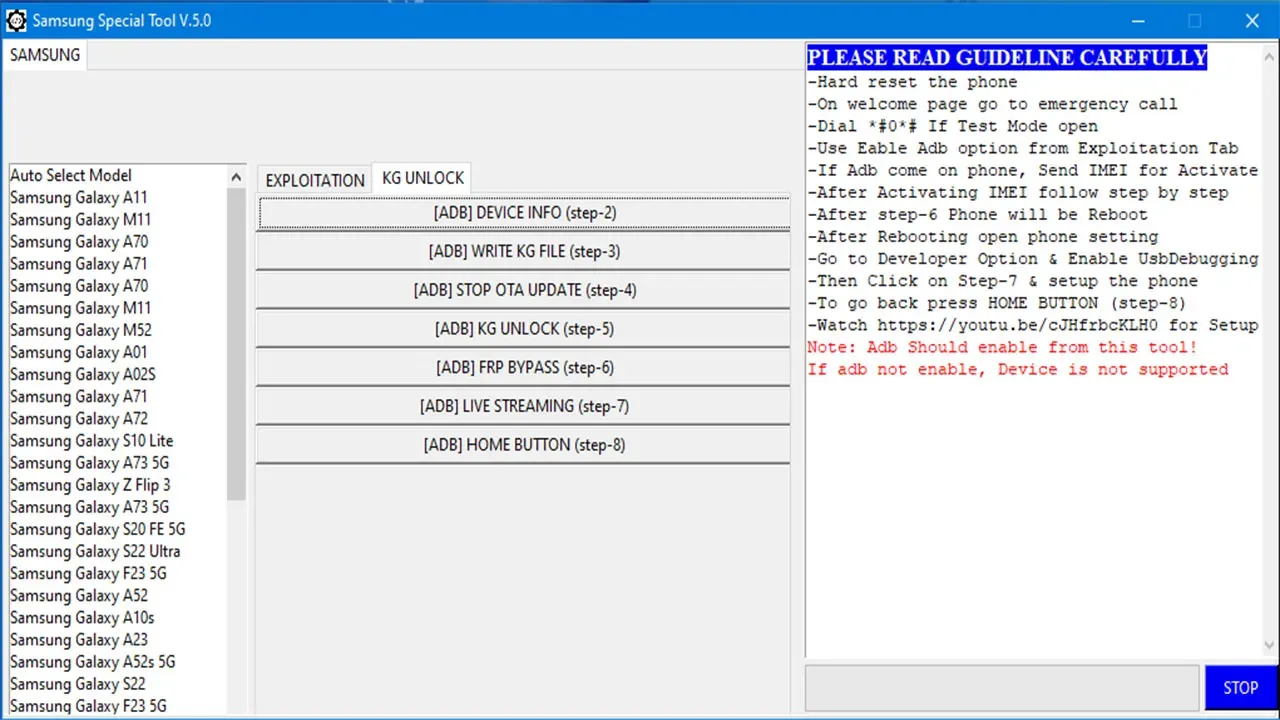 Samsung Special Tool V5.0 