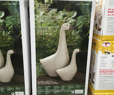 Decorate your property with a Set of 2 Ducks Outdoor Resin Statuary