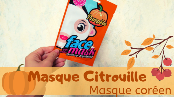 Masque coréen à la citrouille - Bling Pop