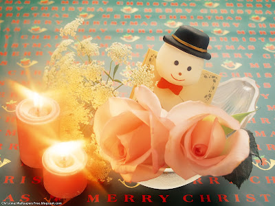 Christmas Candles HD Desktop Wallpapers