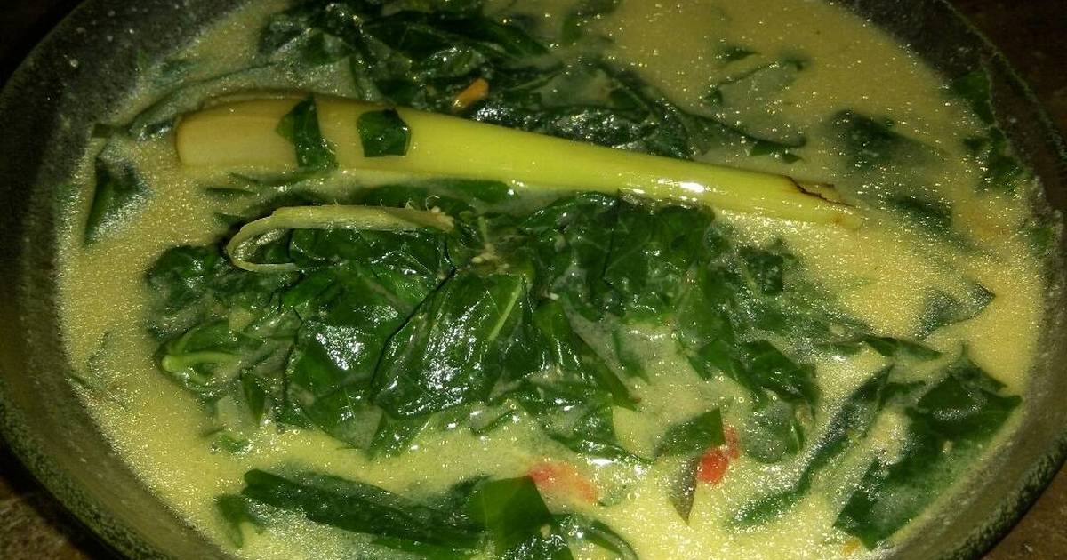 Resep daun singkong santan sederhana