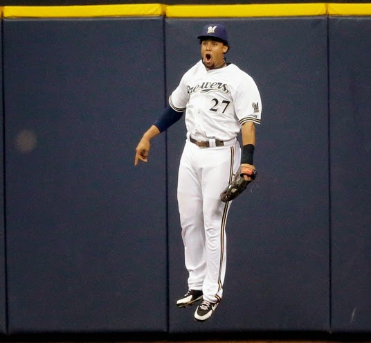 Watch Carlos Gomez rob Joey Votto of a ninth- inning homer FTW