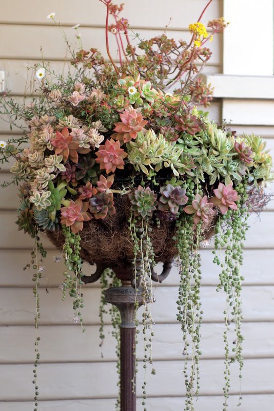 upcycled flower pot ideas Old Floor Lamp as Planter | 534 x 800