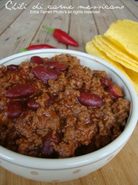 Chili di carne e fagioli messicano