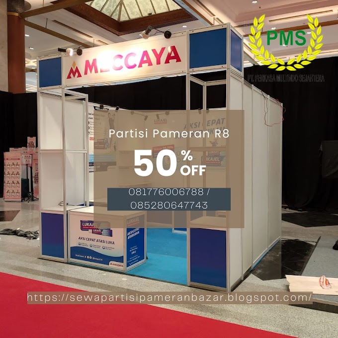 Sewa booth pameran standar 3x3, sewa partisi pameran jakarta 