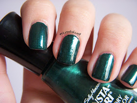 Sally Hansen Insta-Dri Pumpin' Jade swatches