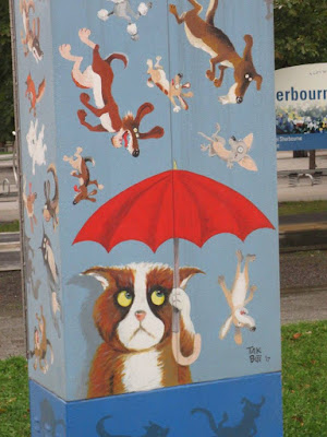 Cat with Umbrella