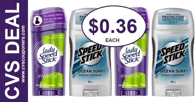 Cheap Speed Stick CVS Deal 1-3-1-9