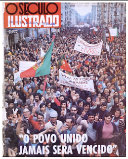 Capa do jornal "O Século" do 1º De Maio de 1974