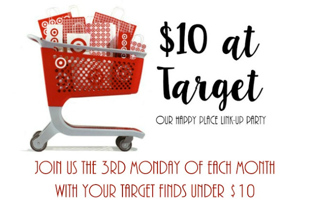 $10 at Target  |  Join us for our monthly link up party on the third Monday of each month and see what we got for $10 at Target!