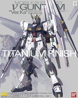 MG 1/100 RX-93 ν Gundam Ver. Ka [ Titanium Finish ], Premium Bandai