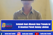 Setubuhi Anak dibawah Umur Pemuda Ini Di Amankan Polsek Gunung Labuhan