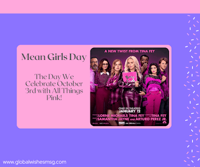 Mean Girls Day 2024 Photo: The Day We Celebrate October 3rd with All Things Pink!