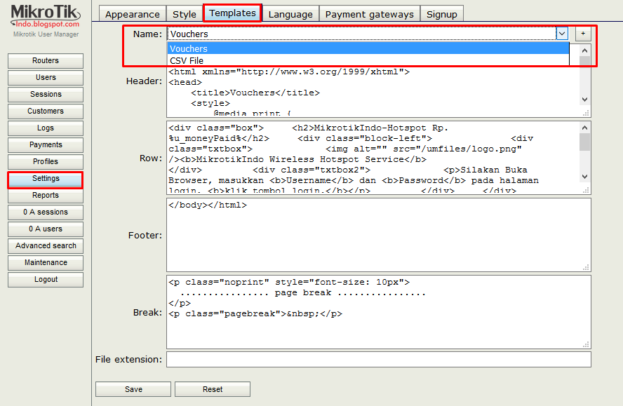 Cara Membuat Voucher Hotspot Mikrotik via User Manager – A.B.I