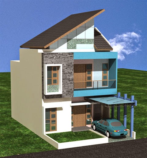  Desain Rumah Minimalis 2 Lantai Luas Tanah 100M2  Foto 
