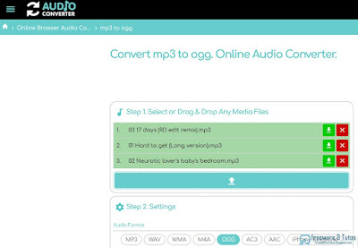 Online Audio Converter screenshot 2