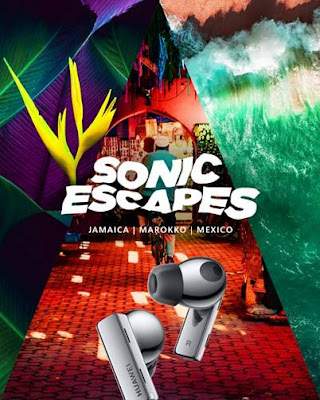 Os Huawei FreeBuds Pro levam-no numa viajem através do som com as Sonic Escapes