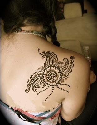 Mehndi Designs Bor Back