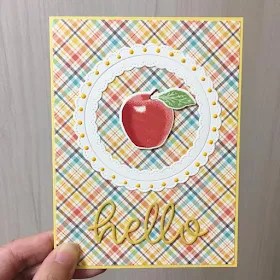 Sunny Studio Stamps: Fruit Cocktail Fancy Frames Customer Card by Kumiko Hata
