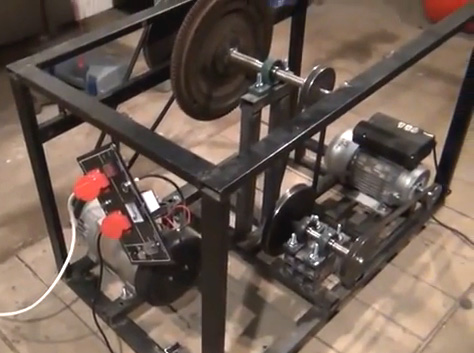 Self-powered AC generator - free energy - Self Powered Magnetic Generator