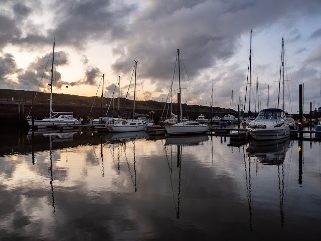 Photo of sunset at Maryport Marina