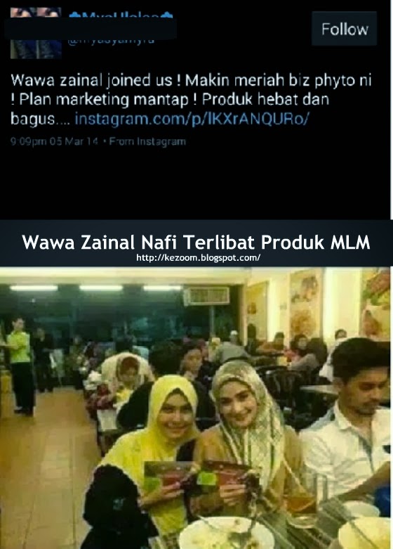 Wawa Zainal Nafi Terlibat Produk MLM