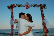 . Florida area. This is ideal for beach weddings and we offer tiki torches . (beach wedding arch)