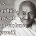 Was Gandhi's sense of Non-violence skewed?