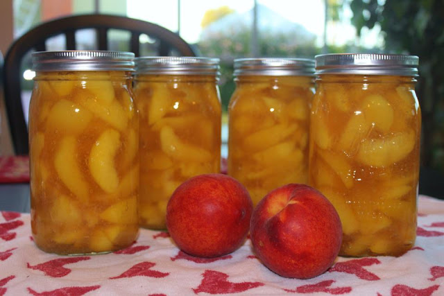 canning pie filling!