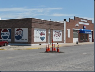 Marysville - Pepsi logo changes - each shows the dates used