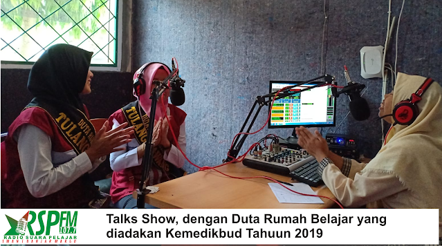 Talks show, dengan Duta Rumah Belajar yang diadakan Kendikbud Tahun 2019